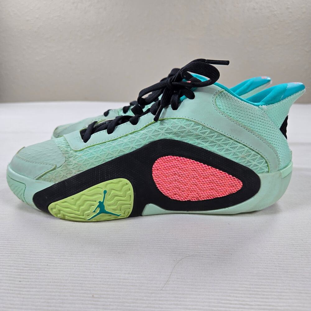 Nike Air Jordan Tatum 2 GS "Vortex" Mint Foam Lava Basketball Shoe Youth Size 6Y